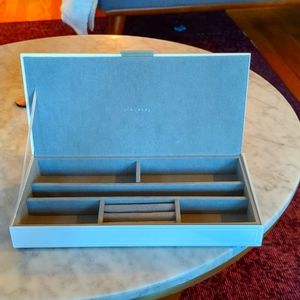 STACKERS White Glass Jewelry Box Lid